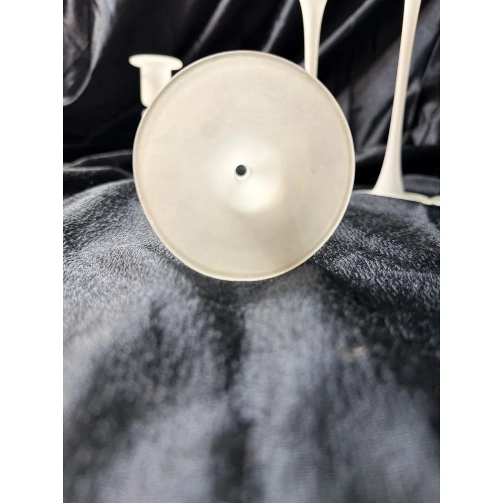 5‎ STAIRCASE IKEA BLOMSTER CANDLE HOLDERS IN FROSTED GLASS (2676)